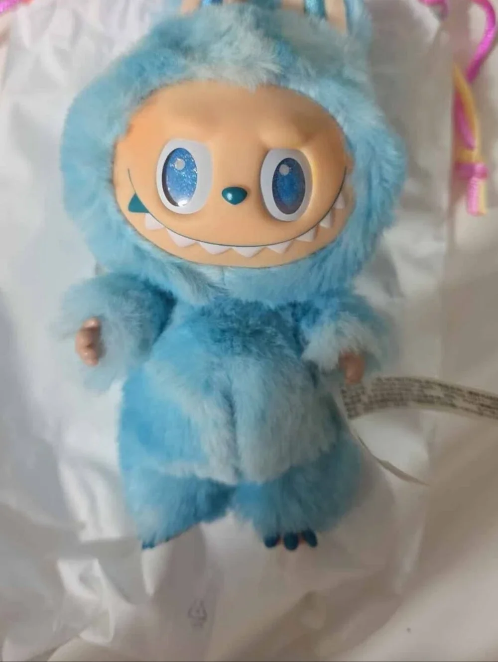 Blue Plush Monster Toy - Kids Soft Cuddly Figure